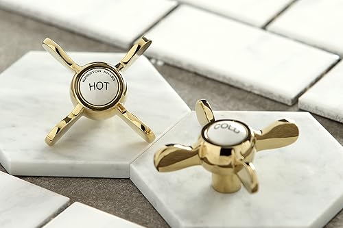 Miniatura 8 de Kingston Brass KS286PB Essex - Grifo de bañera de pared con ducha de mano, alcance de boquilla de 7-14 pulgadas, latón pulido