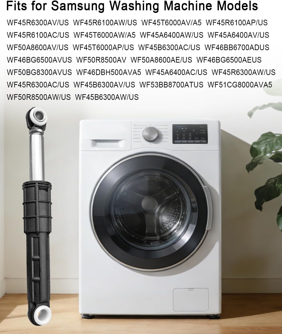 Washer Damper Shock Absorbers Compatible with Samsung Washer Models | Replace DC66-00470D 4959027 AP6884239 PS12720639 EAP12720639 PD00068145, 4Pcs
