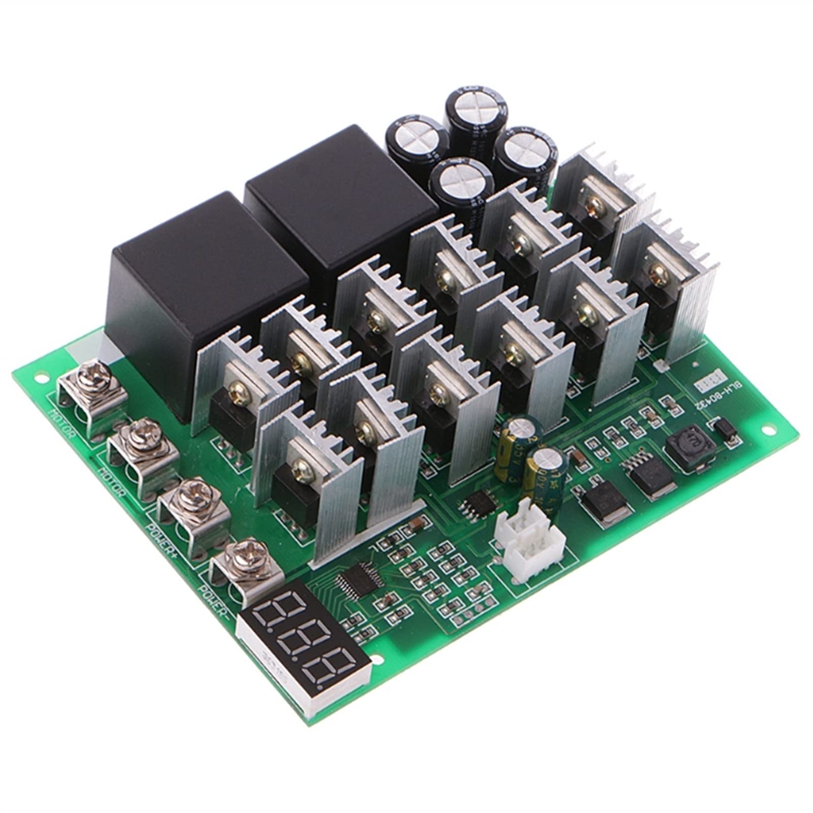 Cxiang-Motor DC 12V 24V 36V 48V 55V 100A Controlador de Velocidad del Motor PWM HHO RC Interruptor de Control inverso con Pantalla LED, Fácil de Instalar