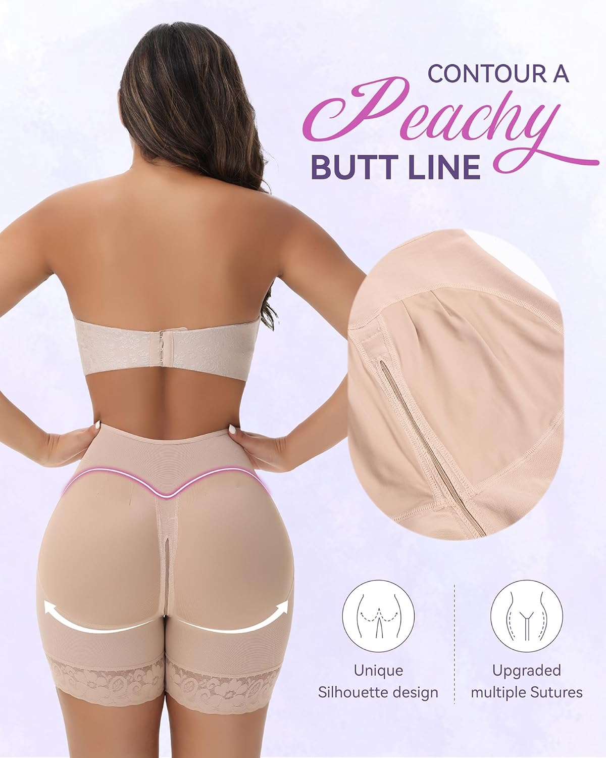 SHAPSHE Tummy Control Shapewear Shorts Butt Lifting Panties Compression Underwear Women Curvy Faja Colombianas Moldeadoras - Image 5