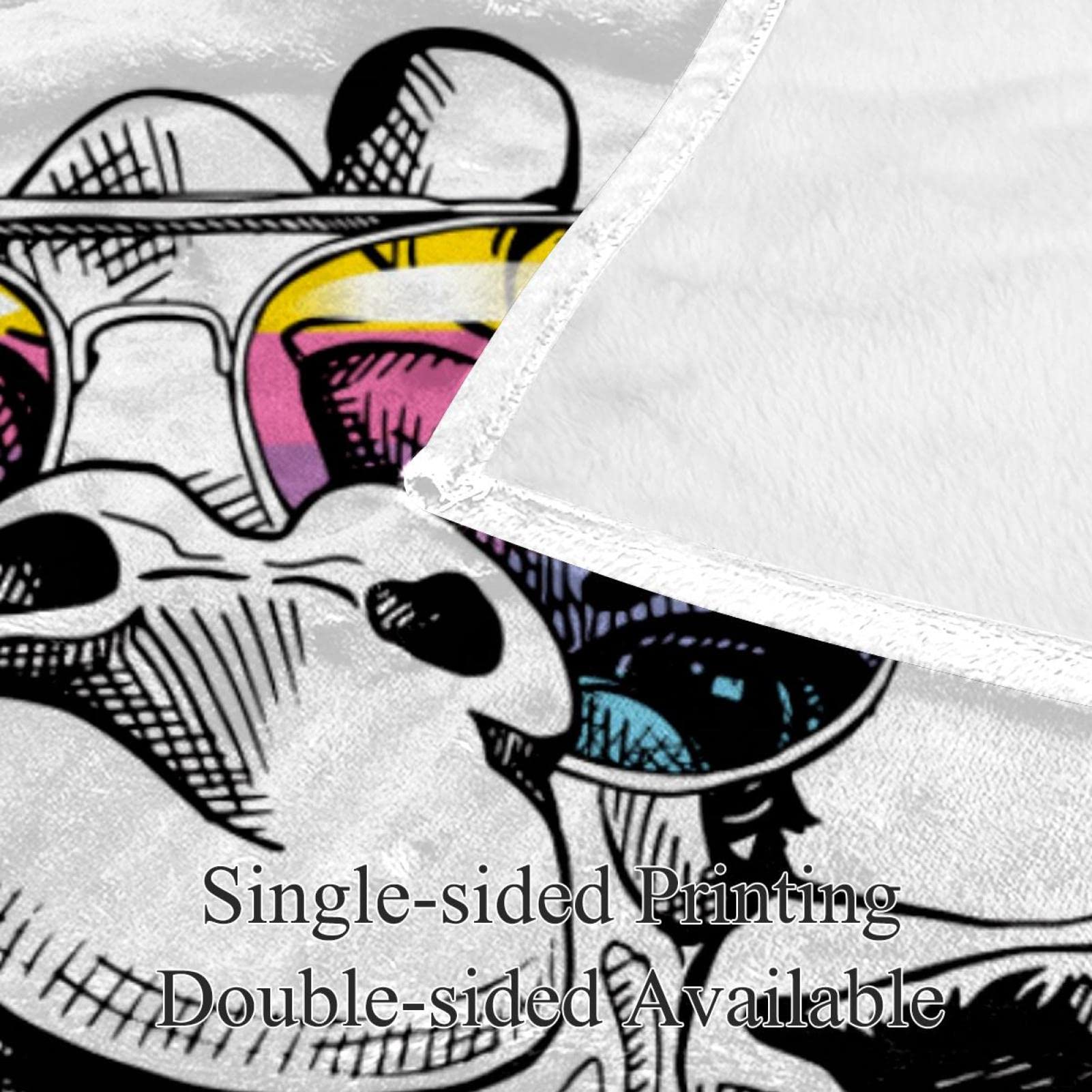 Couverture polaire amusante girafe ballon parce que cool pour canapé - Peluche légère et pelucheuse
