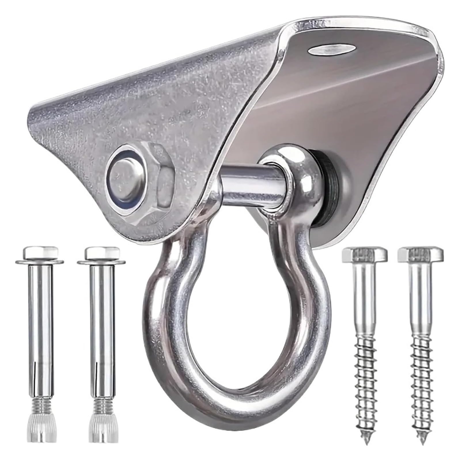 EAmrfvqt Hammock Hooks Hanger, Hammock Hooks - Stainless Steel 360 Rotating Eye Bolt Anchor