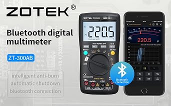 300AB Digital Multimeter 6000 Analog Tester True RMS Professional Multimetro DIY Transistor Capacitor NCV Testers Lcr Meter(ZT-300AB)