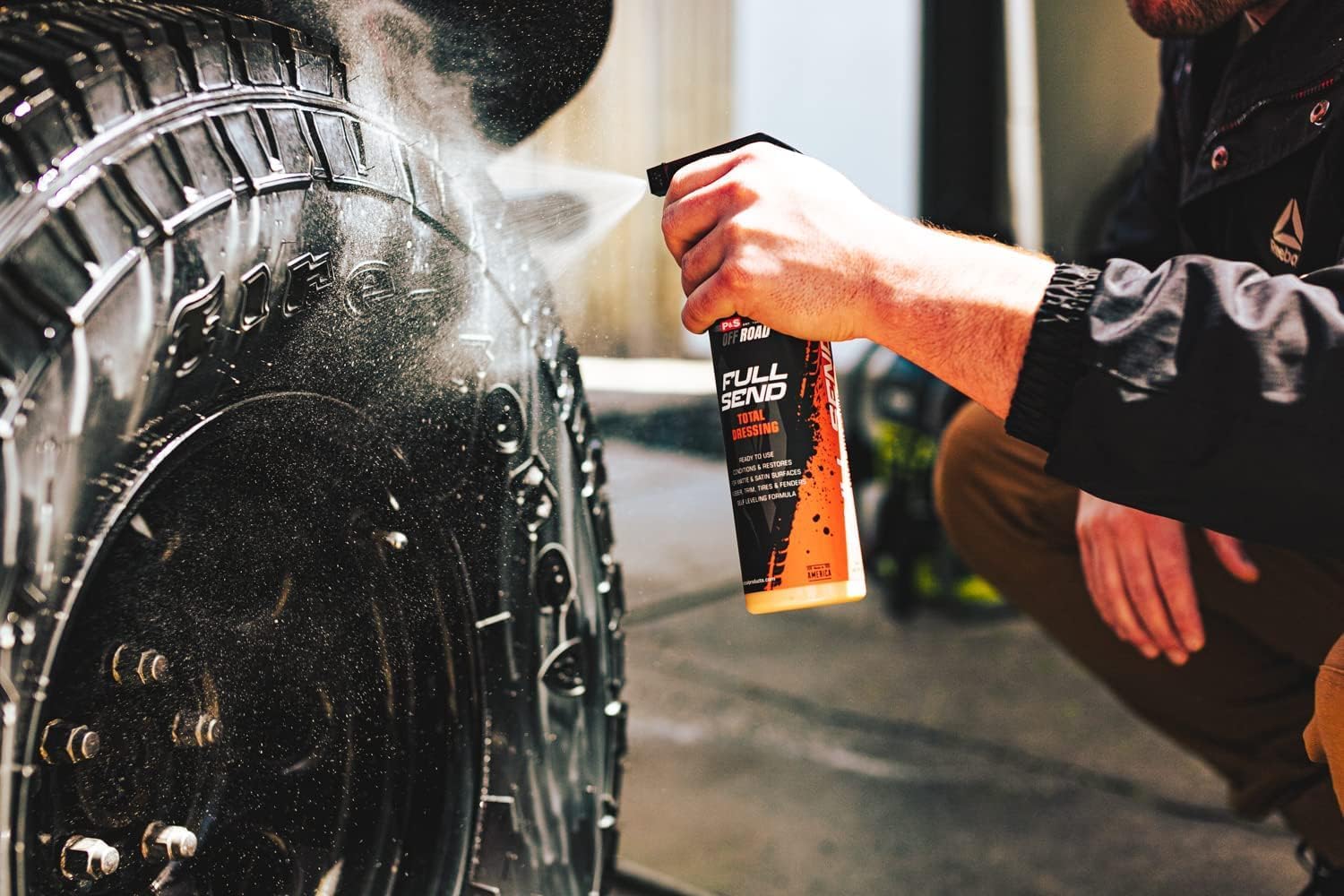 P & S Professional Detail Products Off Road Full Send Total Dressing - Restores Rubber, Plastic, Vinyl & Leather with UV Protection - 1 Gallon