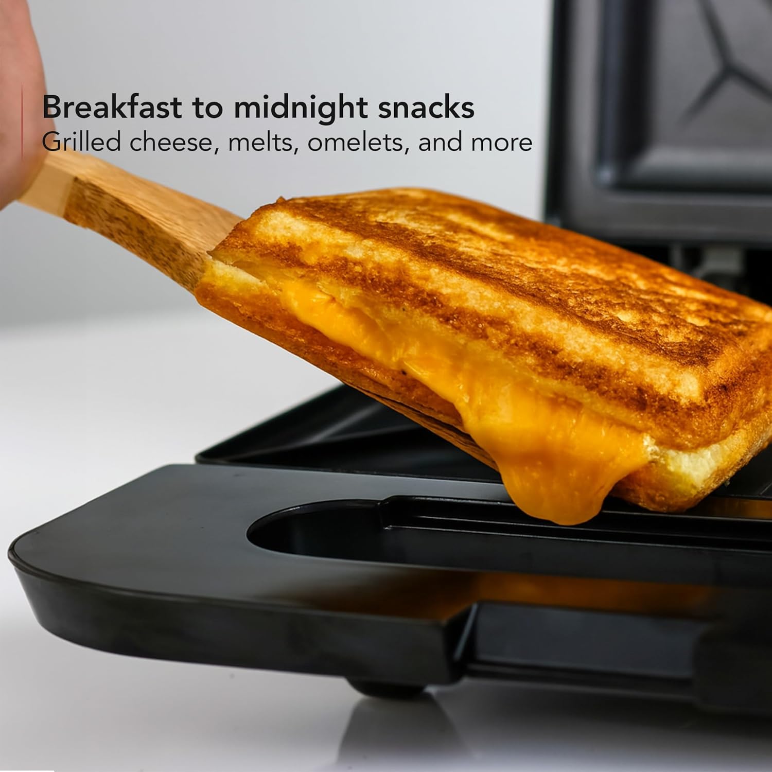 Grilled Cheese Maker Electric Sandwich Maker Non-Stick thumbnail 6