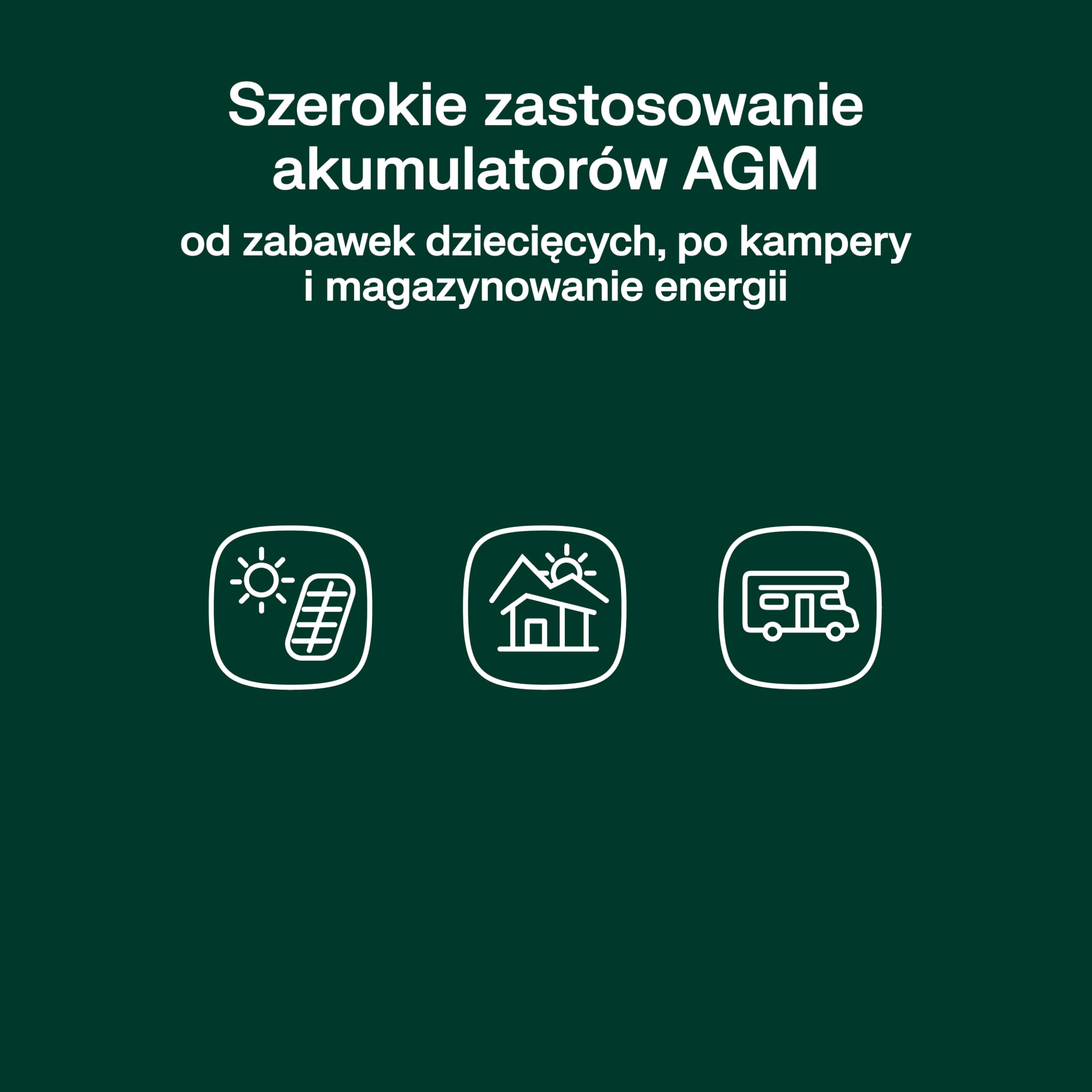 Green Cell AGM 12 V 33 Ah z akumulatorem IP54, z włókniny, VRLA, akumulator ołowiowy, odporny na cykle, bezobsługowy, do przyczep kempingowych, fotowoltaicznych, wózków inwalidzkich, akumulator
