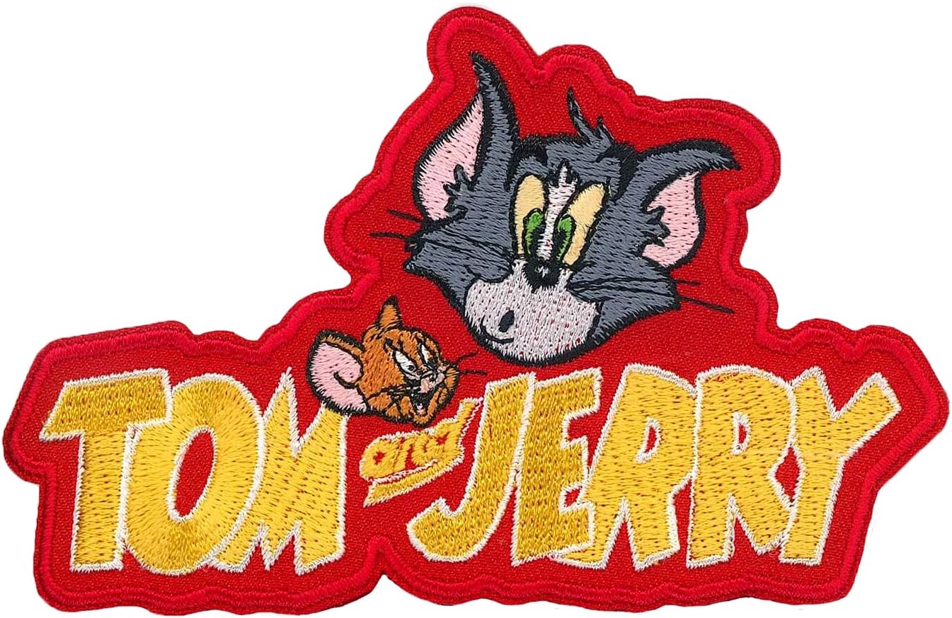Tom & Jerry Logo Patch