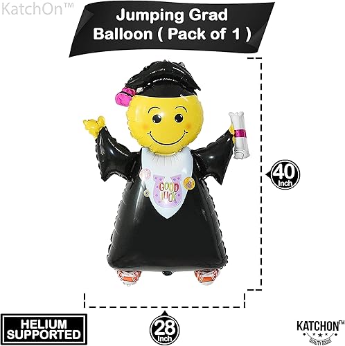 Miniatura 7 de KatchOn, Globos de graduación de Congrats Grad 2023-28 pulgadas, paquete de 6 con globos de graduación de jardín de infantes 2023  Globos de