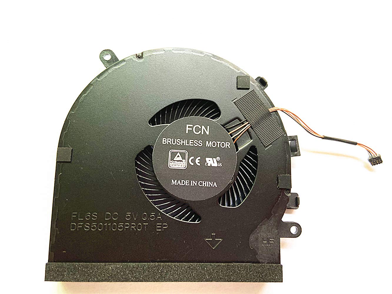 New Replacement CPU+GPU Cooling Fan for Razer Spirit Blade 15 GTX1060 RZ09-027 RZ09-0270 RZ09-03009E97 RZ09-0300 RZ09-0328 RZ09-03287E72-R3U1 Series DFS501105PR0T DFS5K121142621 - Image 4