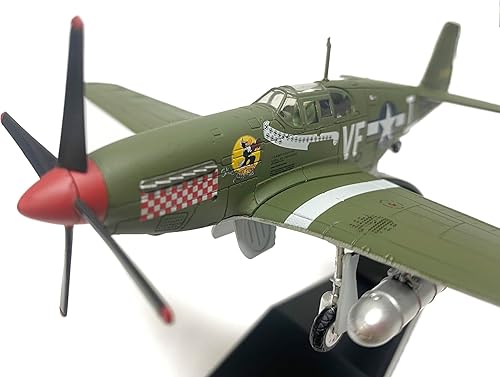 Miniatura 9 de Modelo de avión fundido a troquel P-51 Mustang 172 de América del Norte