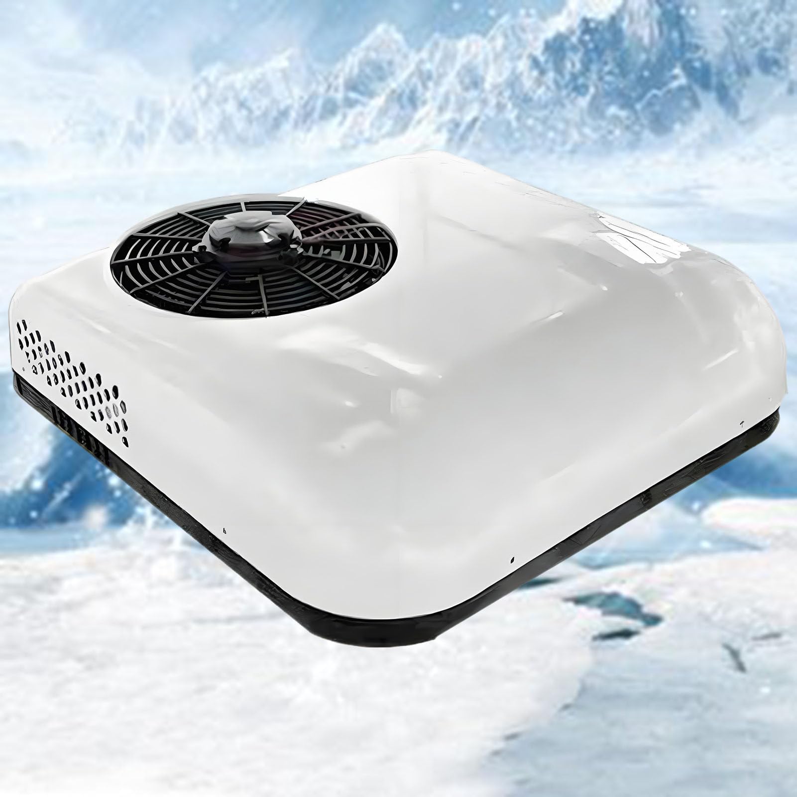 ROGHA 12V/24V DC Air Conditioner, 12V RV Rooftop DC Unit, For Truck, Boat, Automotive, Camper, Travel Trailer 24V