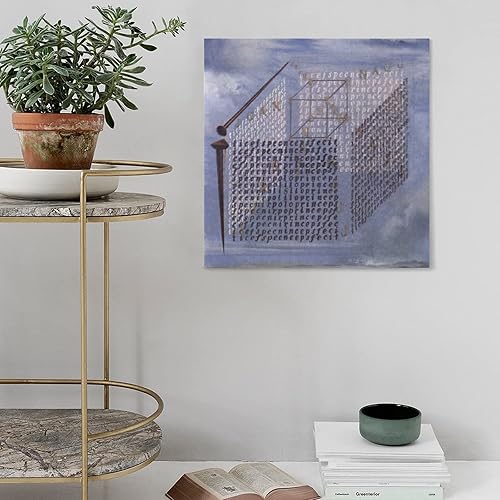 Vista 102 de 40 pinturas famosas de Dali - Salvador Dalí - El Ángelus arquitectónico del mijo - Póster artístico en lienzo y arte de pared, póster moderno