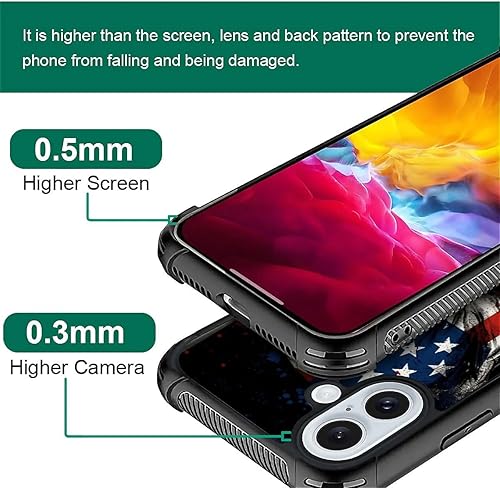 Vista 212 de Funda compatible con iPhone 13 Pro, diseño de patrón para iPhone 13 Pro, fundas para mujeres y niñas, Betsy Ross 13 estrellas de madera con bandera