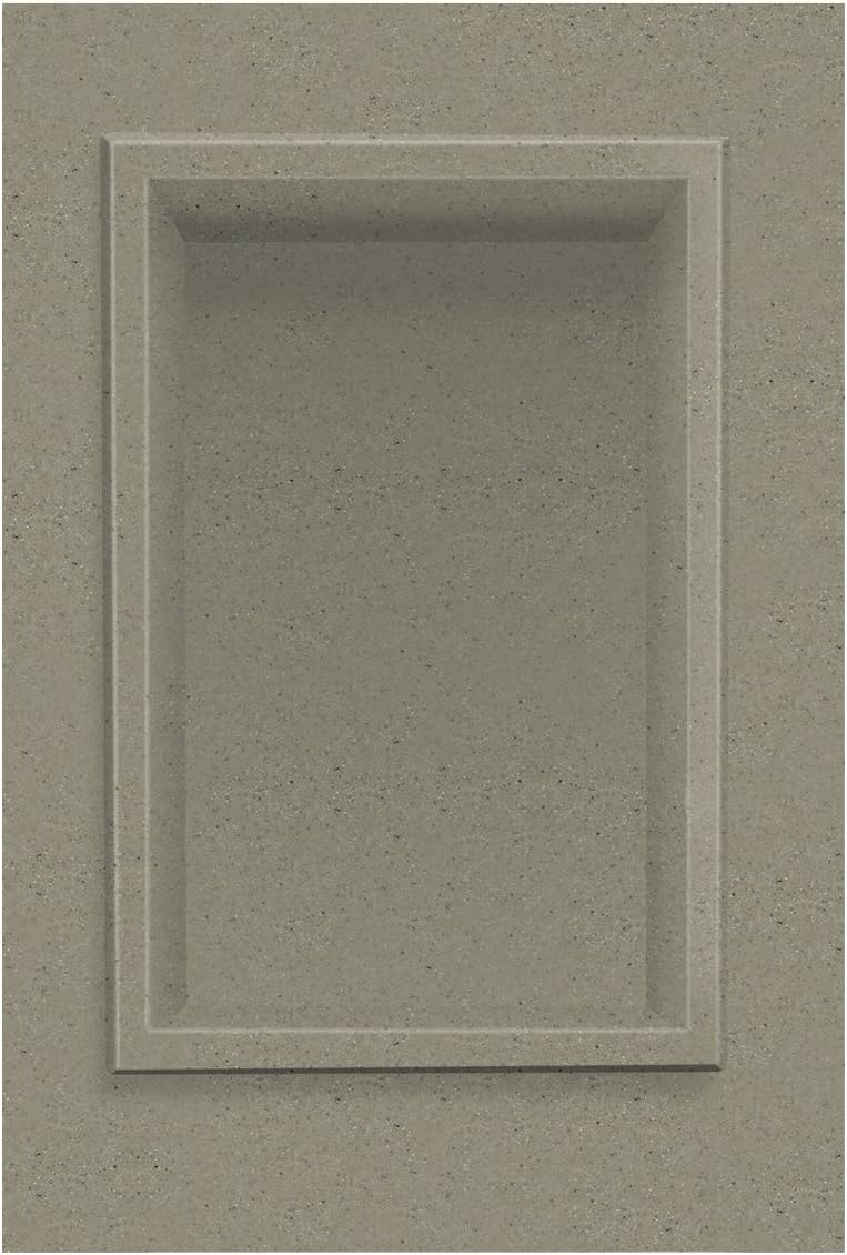 Transolid ACCESS0001-A3 Decor 7-1/2 x 11-Inch Recessed Shampoo Caddy, Peppered Sage