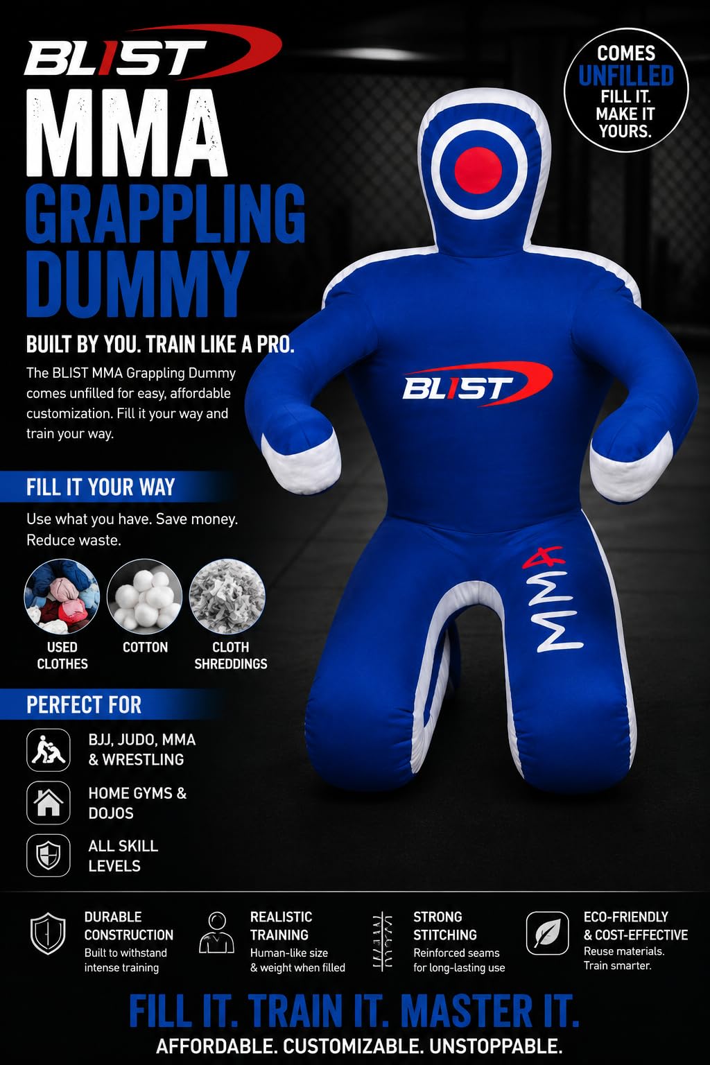 Sucette MMA pour Judo, Lutte, Arts Martiaux, Boxe, karaté, entraînement Non rempli