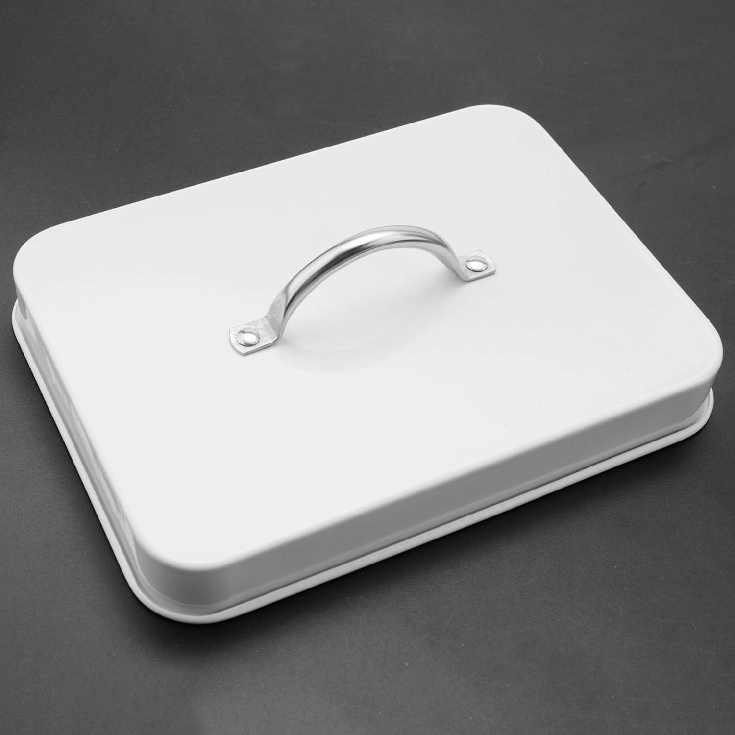 5L Beautiful Powder Laundry Powder Boxes Storage with Scoop White