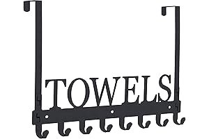 Over-the-Door Towel Rack: Maximize Bathroom Storage