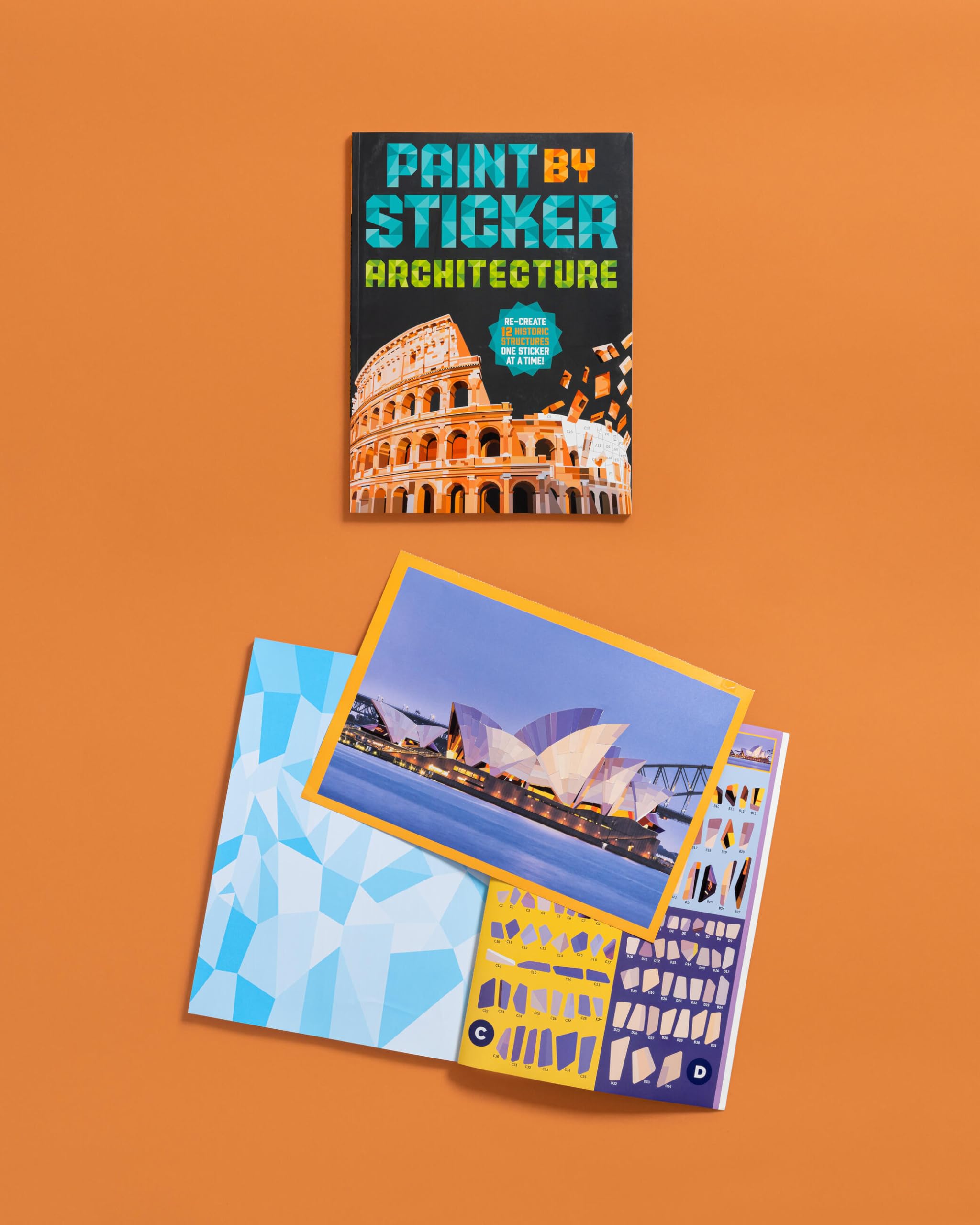 Paint by Sticker (Official): Architecture: Re-create 12 Historic Structures One Sticker at a Time!