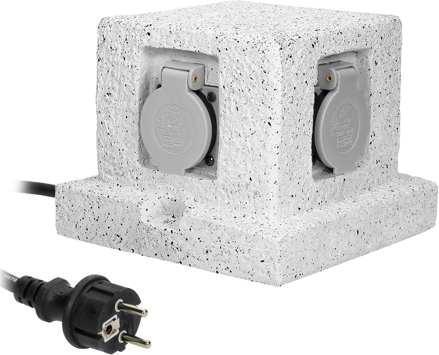 Presa Da Parete Combinata IP44 - Distributore A Parete Con 4 - Foto 8