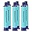 Membrane Solutions Personal Water Filter, Survival Filtration Straw Portable Gear, Emergency Preparedness, Supply for Drinking Hiking Camping Travel Hunting Fishing Team Family Outing (Blue, 6 Pack)