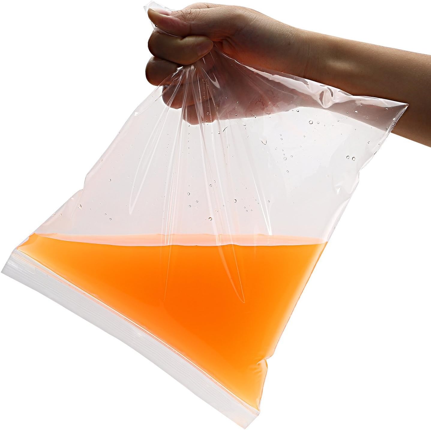 BNY Corner 2 Mil 8x8 Office Storage Reusable Clear Ziplock Poly Bag 8" x 8" - 1000 Counts : Office Products