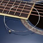 Single String,HUIOP TX-1 Single String Replacement for Acoustic Folk Guitar 1st E-String (.010) 10-Pack High-Carbon Steel Core 75/25 Phosphor Bronze Extra Light Tension