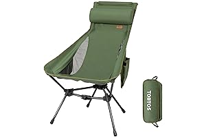 TOBTOS High Back Camping Chair: Comfort and Durability for Outdoor Adventures