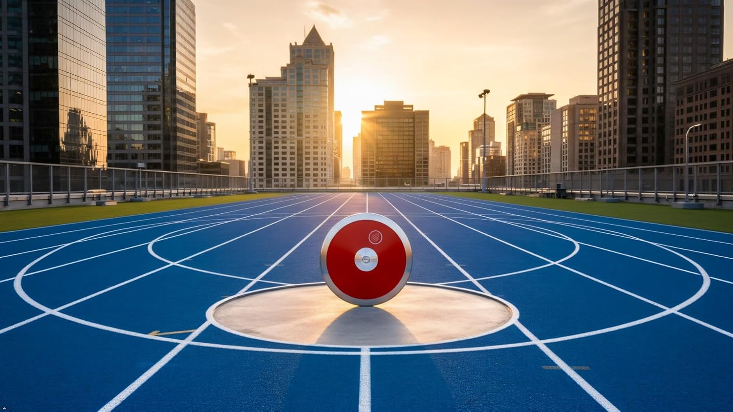 TC Red Crossfire Discus. 1kg Discus. 1k Discus. Girls Discus. Girls 1 kg. Elevate Your Throwing Game with a Discus that Combines Advanced Technology, Durability, and Performance Excellence.