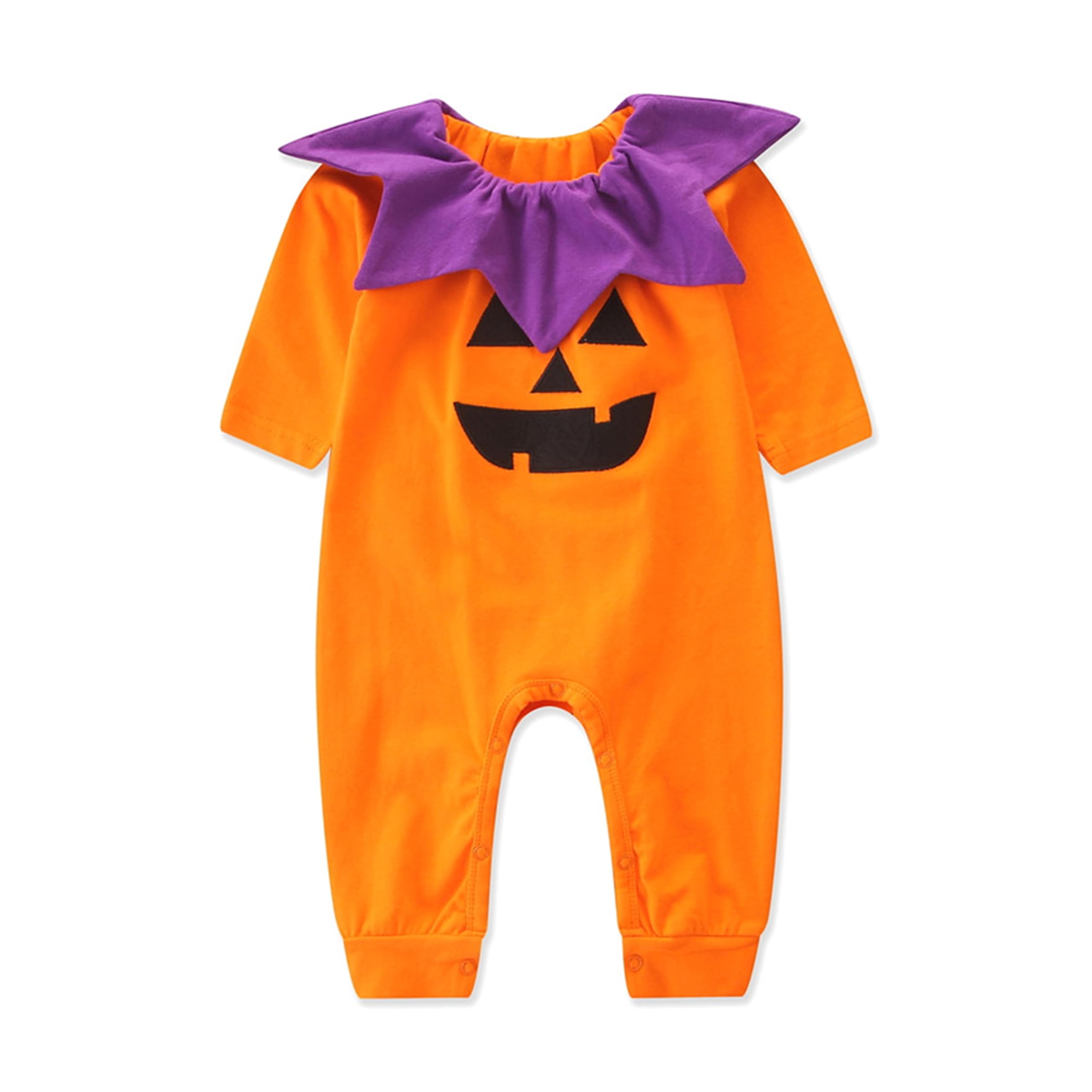 Likpoja Men's Pumpkin Romper A Newborn Baby Boys Girls My 1St Halloween Outfits One-Piece Halloween Clothes Pumpkin Rompers For 0-36 Months Infant Bodysuit Jumpsuit(,6-9 Months)