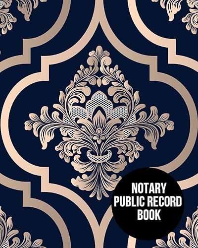 Notary Public Record Book: Notary Journal| Public Notary Logbook |Large Entries | Notary Receipt Book| Paperback