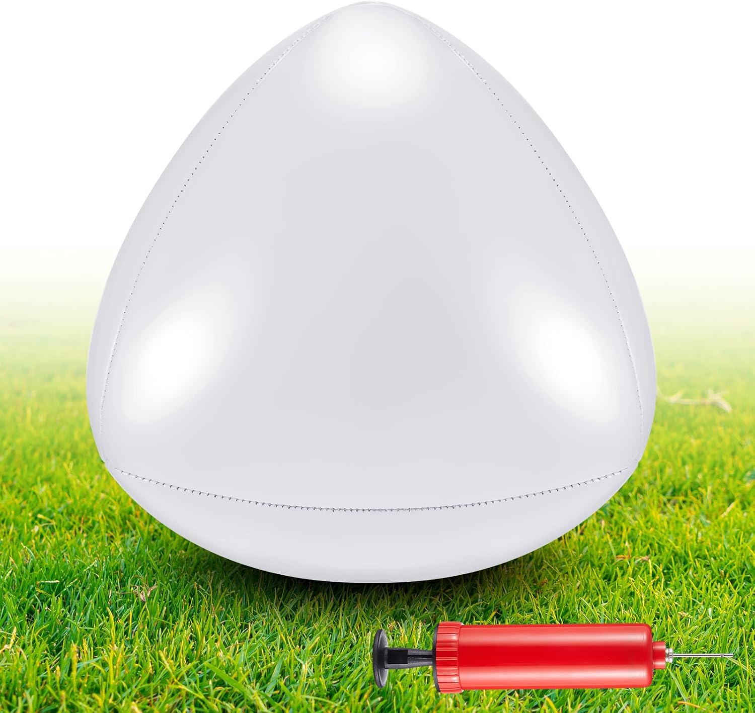 Reflex Soccer Ball Goalkeeper Reaction Training Reflex Ball with Air Pump Triangular Shape Goalie Reaction Soccer Training Equipment for Agility and Speed Improvement Reflex Soccer Ball Goalkeeper Reaction Training Reflex Ball with Air Pump Triangular Shape Goalie Reaction Soccer Training Equipment for Agility and Speed Improvement