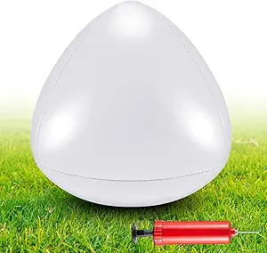 Reflex Soccer Ball Goalkeeper Reaction Training Reflex Ball with Air Pump Triangular Shape Goalie Reaction Soccer Training Equipment for Agility and Speed Improvement product image