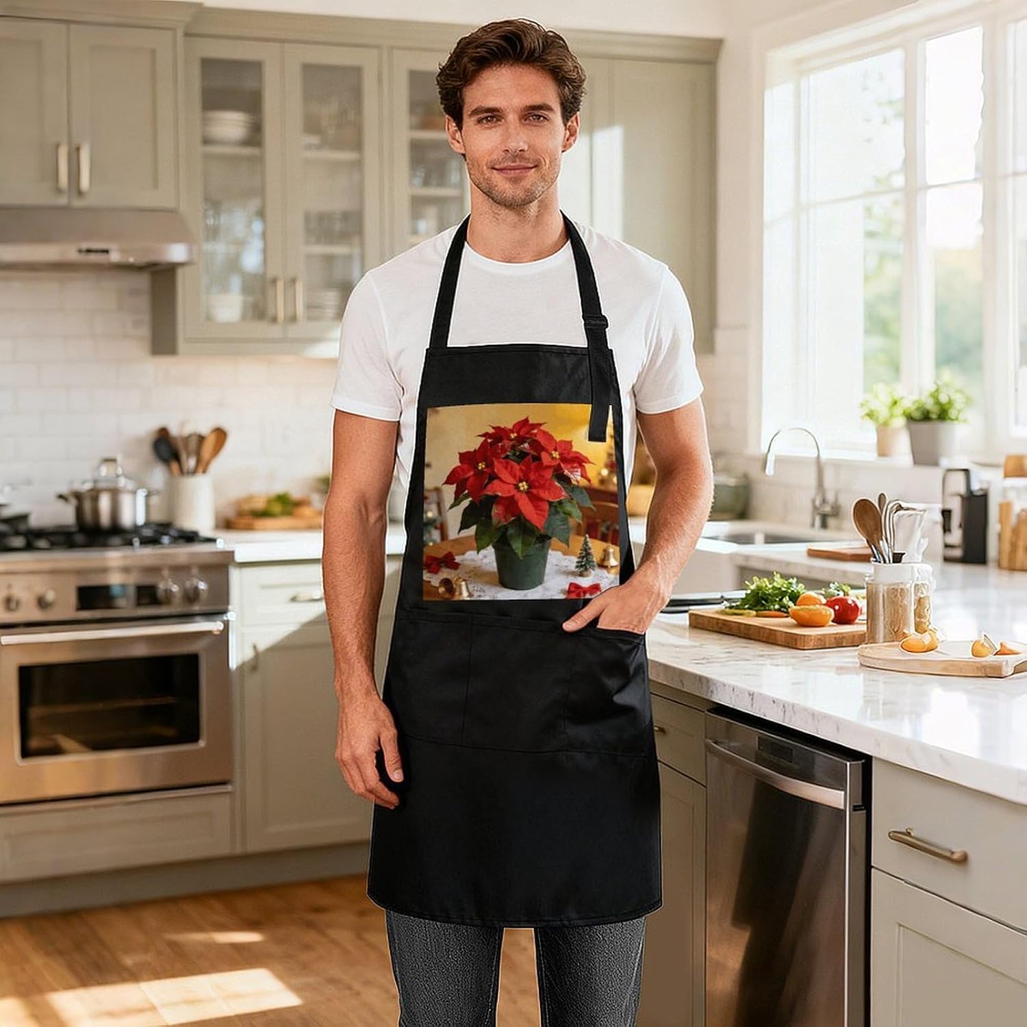 Christmas PrologueWaterproof Kitchen Apron image 4