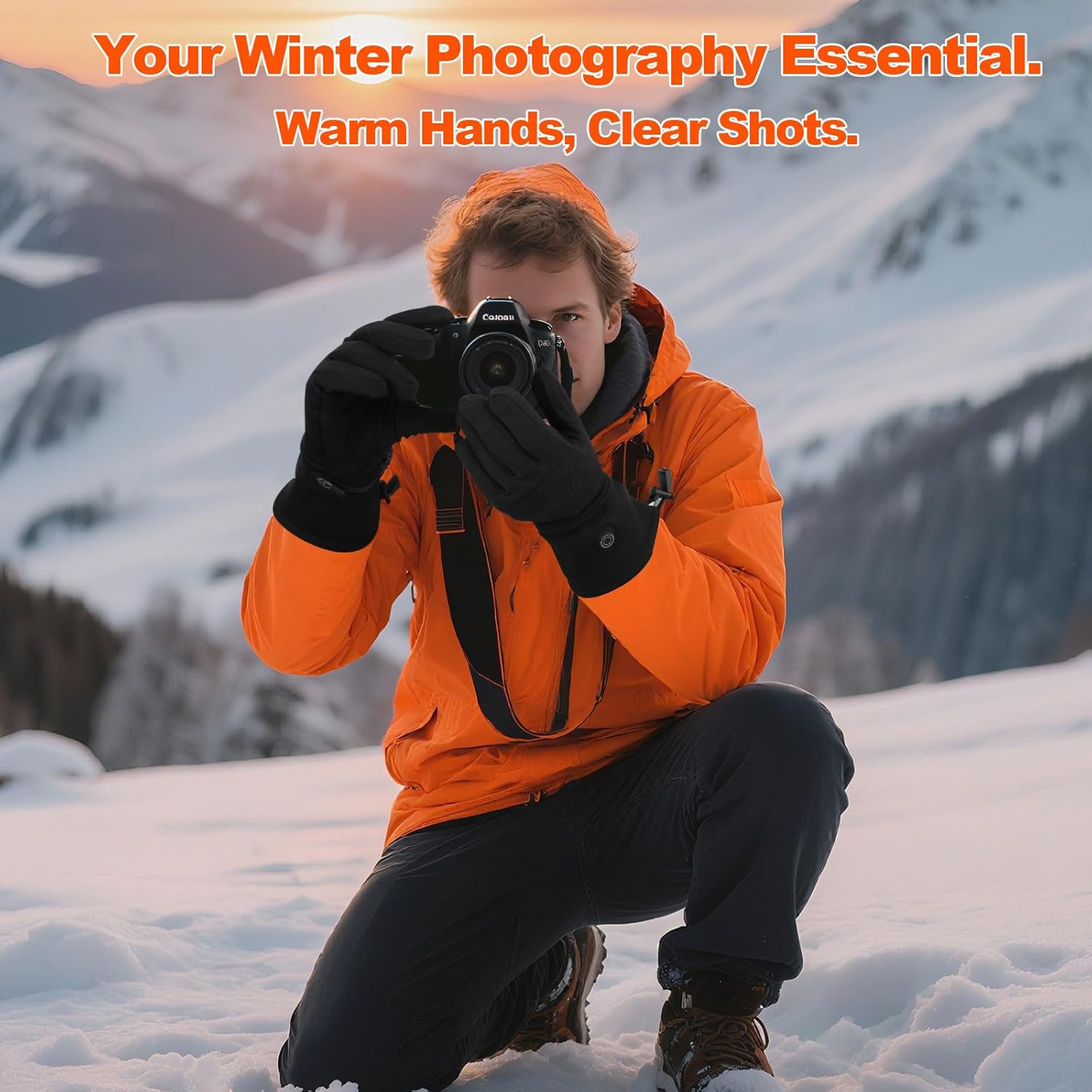 Heated Gloves Liners for Men & Women, Thin Electric Battery Powered Gloves Good for Winter Sports Running Hiking Camping & Daily Commutes, Raynaud’s Relief - Image 4