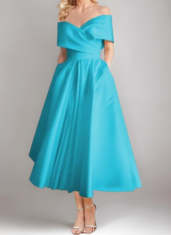 Robe Courte Bleu Rio Madewell - Taille S, épaules Dénudées, En Lin - Occasion Très Bon état