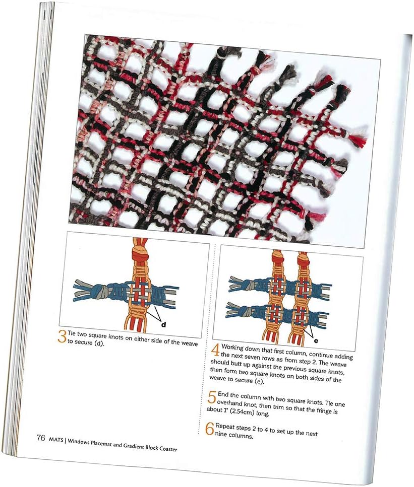 Craft County Step-by-Step Project Workbooks – Fun Activity Ideas for Macrame, Paracord, and Quilting – Macrame for Home Décor