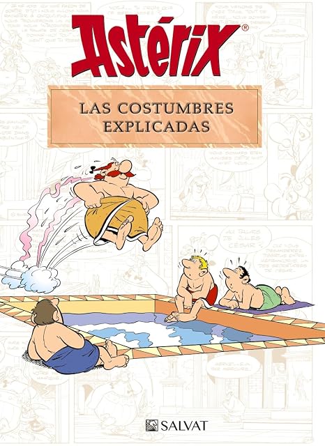 Portada de Astérix. Las costumbres explicadas