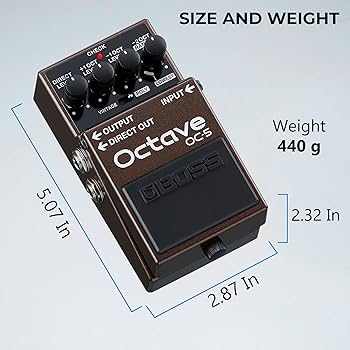 Boss OC-5 オクターバー Amazon.com: Boss OC-5 Octave Pedal Bundle with Gearlux Instrument