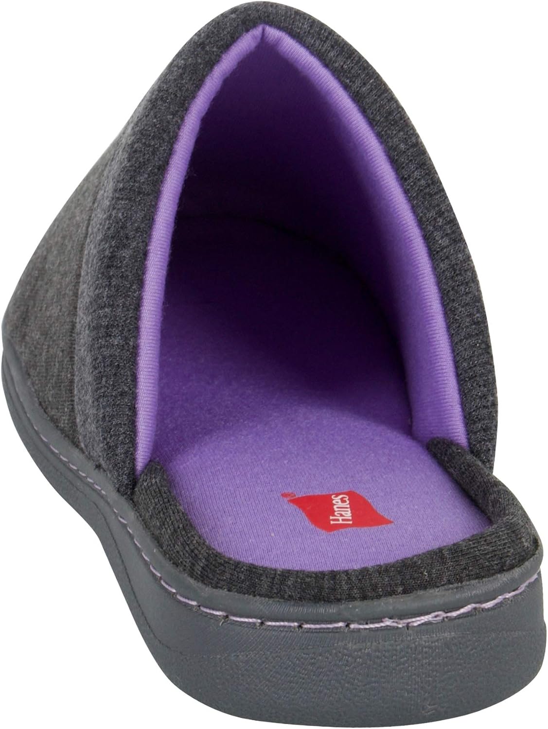 Hanes womens Comfort Cotton on Scuff With Memory Foam and Anti-skid Sole Slipper