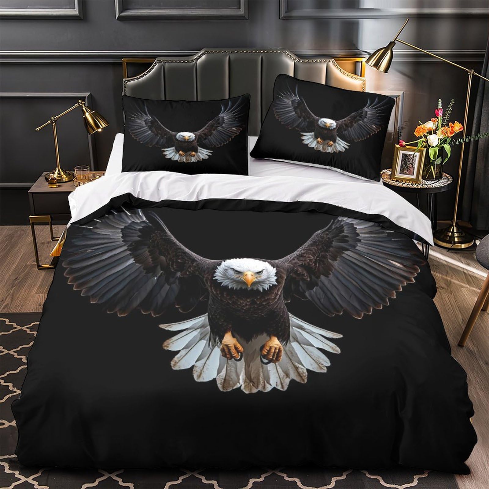 Housse de couette aigle ultra douce pour en finir avec le linge de lit rêche et chaud