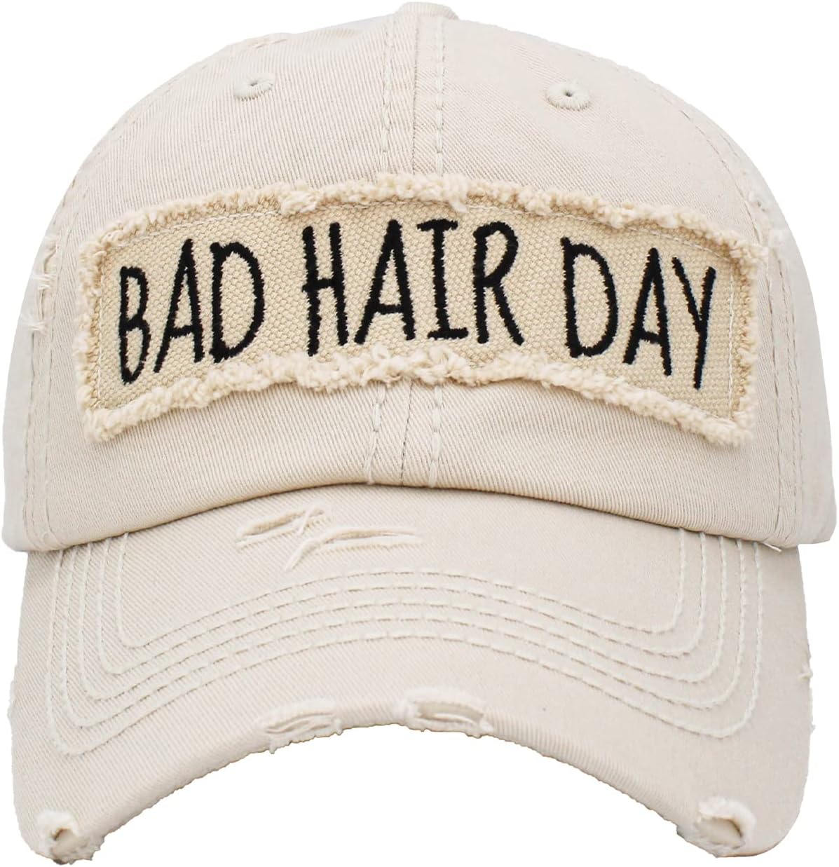 Vacation Beach Camping Womens Baseball Cap Distressed Vintage Unconstructed Embroidered Patch Hat