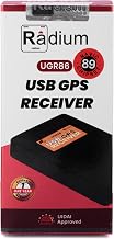 HITEC POINT UGR-86 USB GPS Device Radium Receiver Box for AADHAAR/CSC Center (Black)