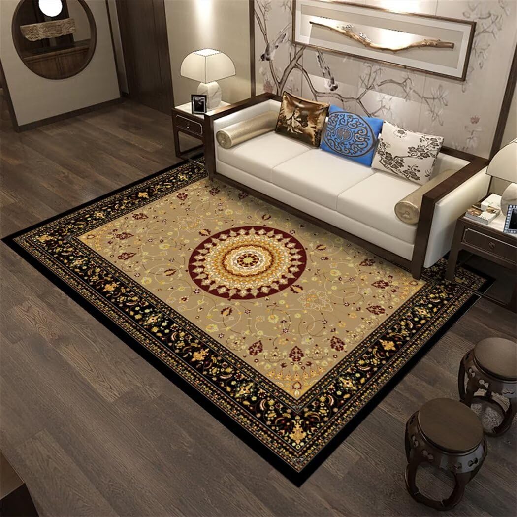 Tapis chambre garçon adolescent bon marché 100x160cm noir poil ras