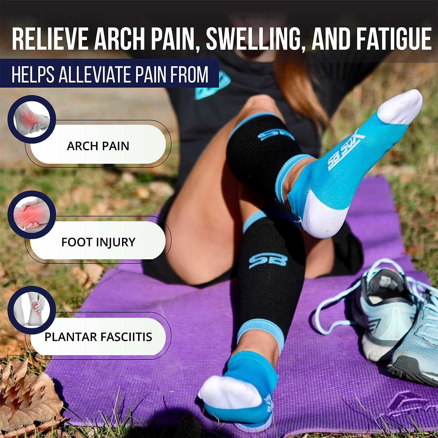 SB SOX UltraLite Compression Running Socks for Men & Women (2 Pairs) : Sports & Outdoors