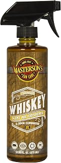 MASTERSON'S CAR CARE MCC_120_16 Whiskey Scent Air Freshener & Odor Eliminator (16 oz)