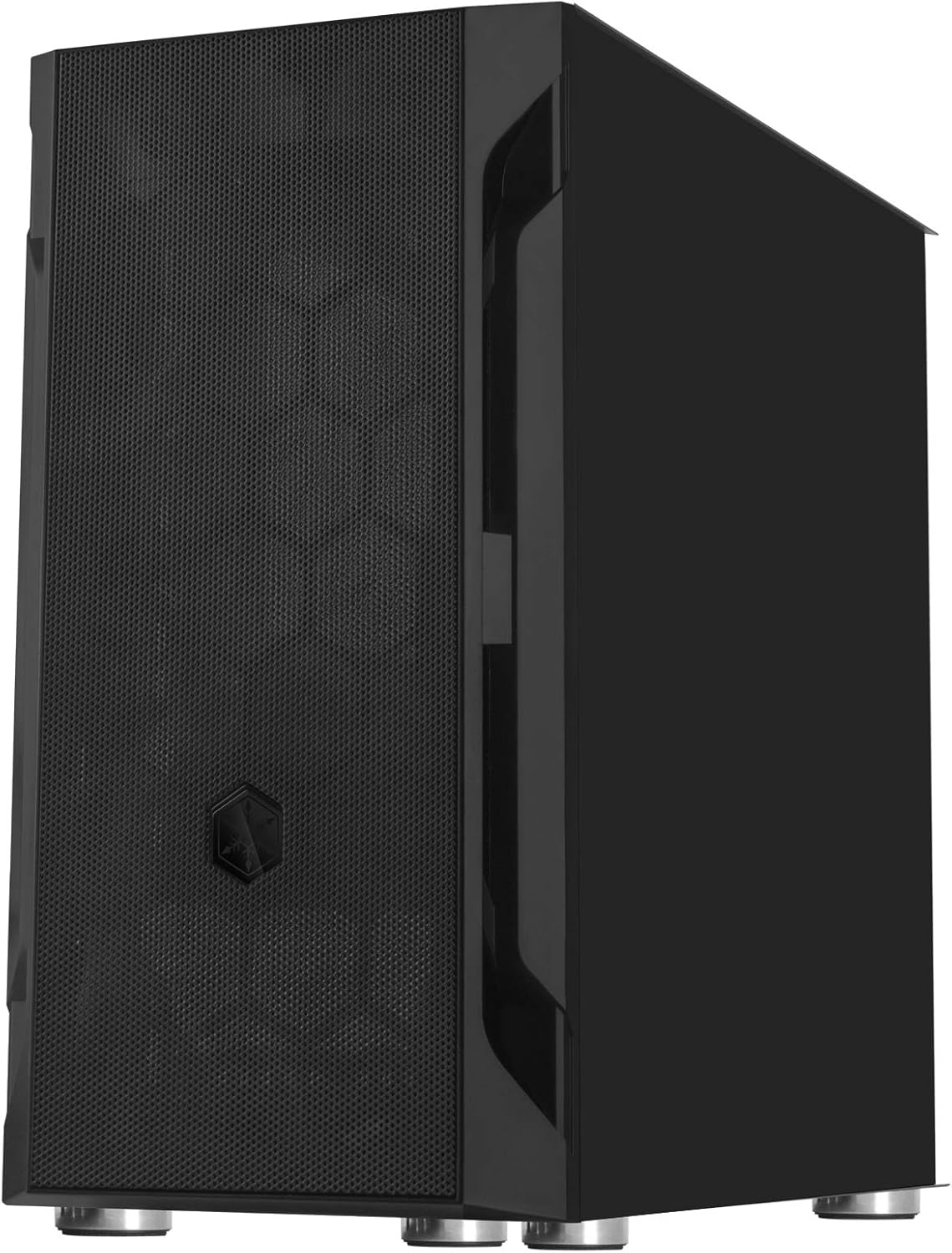 Silverstone Technology FARA H1M Tempered Glass, Black, Mid-Tower Micro-ATX Case with Mini-DTX and Mini-ITX Support, SST-FAH1MB-G