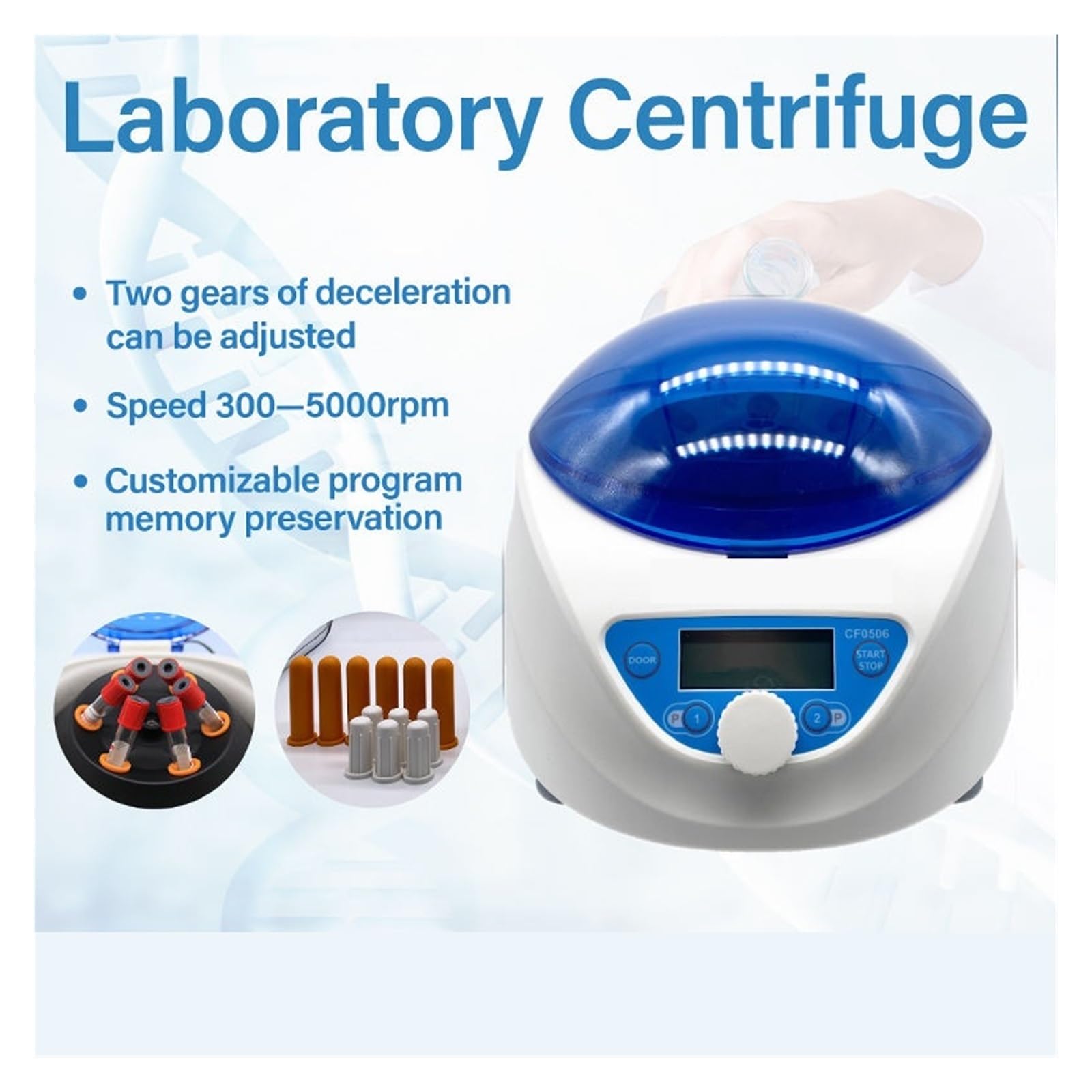 Centrífuga de plasma rico en plaquetas CF0506 PRP 1,5-15 ml Máquina centrífuga PRF sangre clínica for médica Para uso en laboratorio