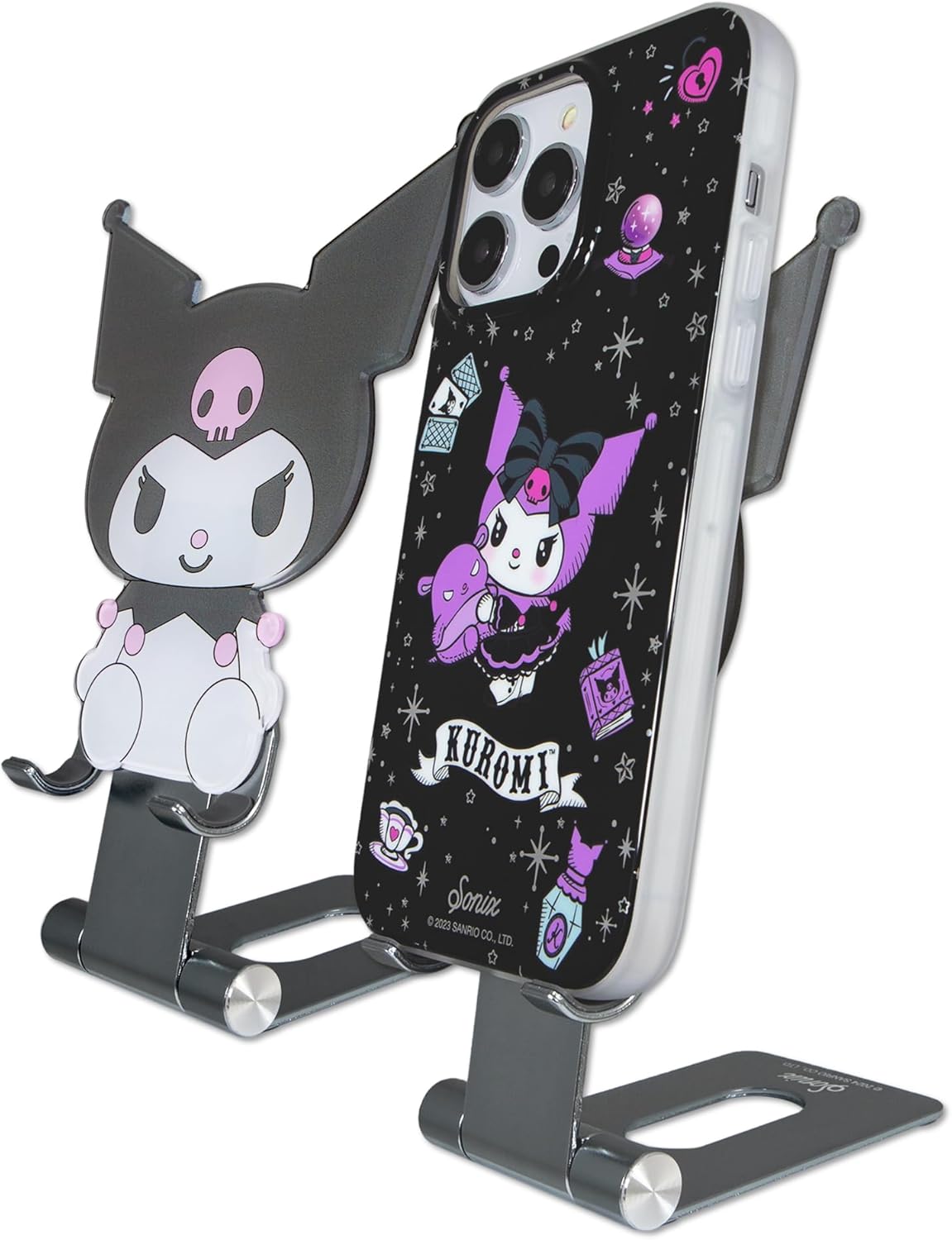 Sonix x Sanrio Character Phone Stand | Adjustable Cell Phone Holder, Desk Stand, Dock | Kuromi