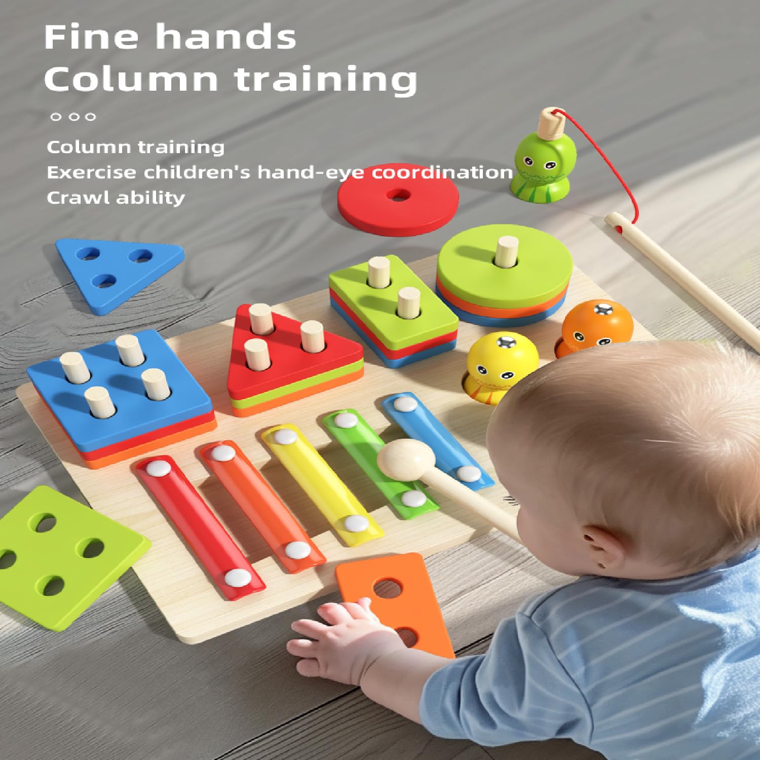Jeux Montessori 3 Ans Montessori Matériel Jouet Montessori En Bois - Tri De Couleurs Pour 1-3 Ans - Motricité Fine Et Apprentissage Jeux Enfants 2 Ans Jeux Montessori 1 An