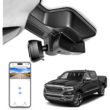 Front 4K HDR Dash Cam STARVIS 2 IMX678, for RAM 1500 2025 2026 Model G | Gen5 Mid-Term Facelift, Big Horn Laramie Lone Star Limited Rebel RHOTradesman etc,5GHz WiFi, GPS, 64GB Card